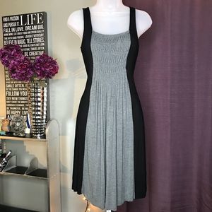 Cynthia Rowley: gray & black dress